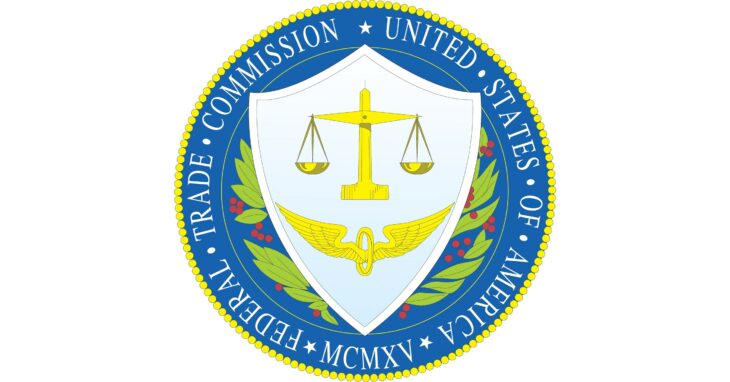 Logotipo de la FTC (Federal Trade Commission) en Estados Unidos 