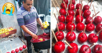 Le hicieron un pedido de 1500 manzanas con caramelo y lo cancelaron justo antes de la entrega