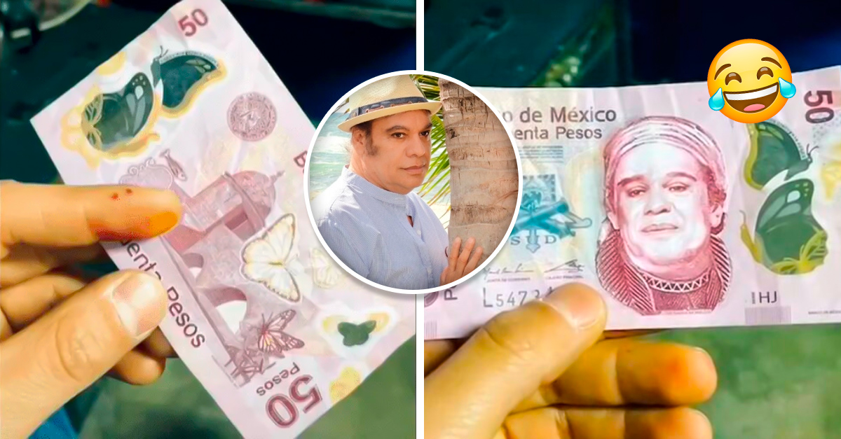 They scam him with a fake bill with Juan Gabriel’s face on it;  Offers are raining down on him