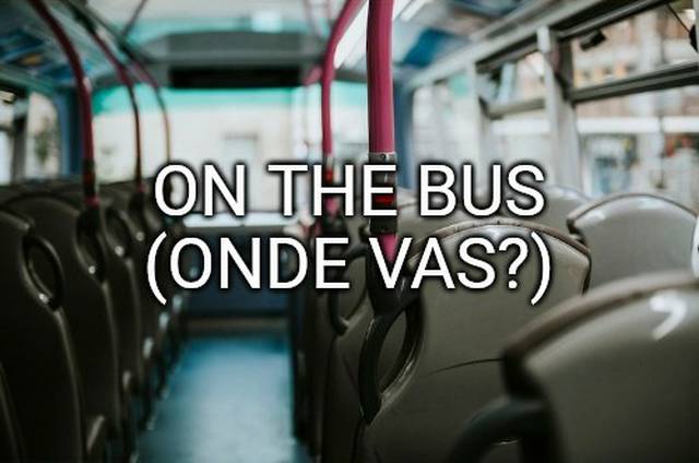 meme of the wrong translation of the phrase on the bus 