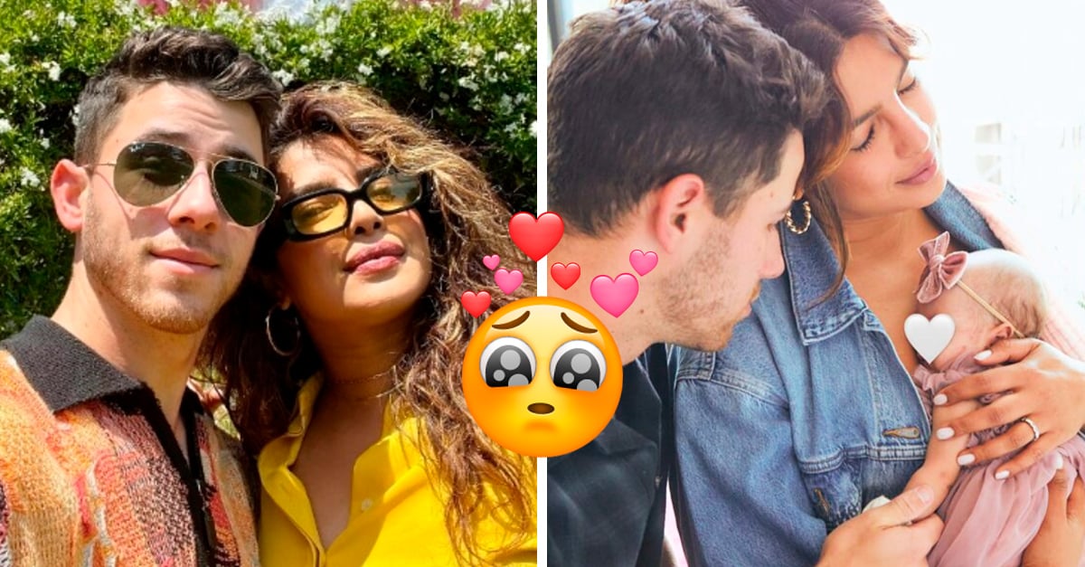 For the first time!  Nick Jonas and Priyanka Chopra share a photo of their daughter Malti Marie