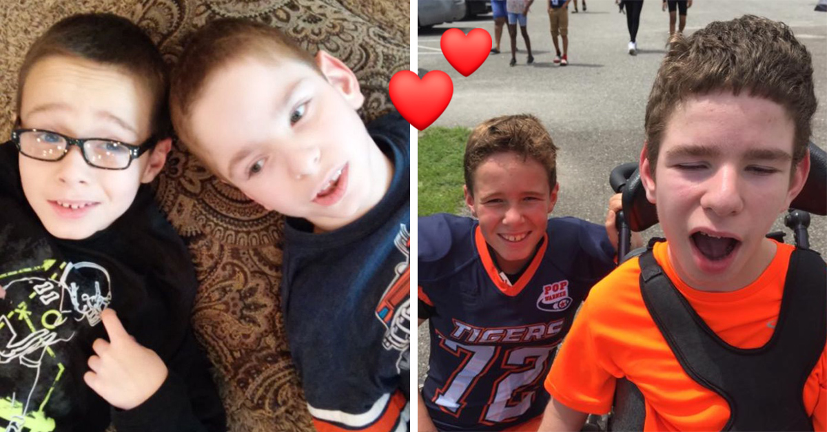 Straight to the heart: Boy refuses to be adopted without his disabled brother