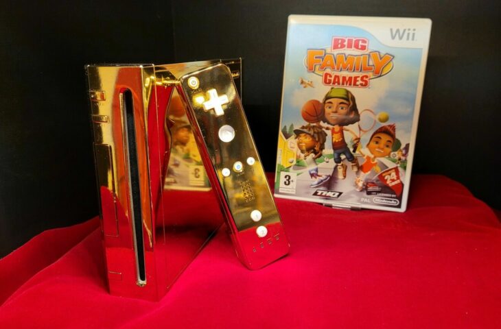 Nintendo Wii de oro de 24 quilates fue puesta en subasta