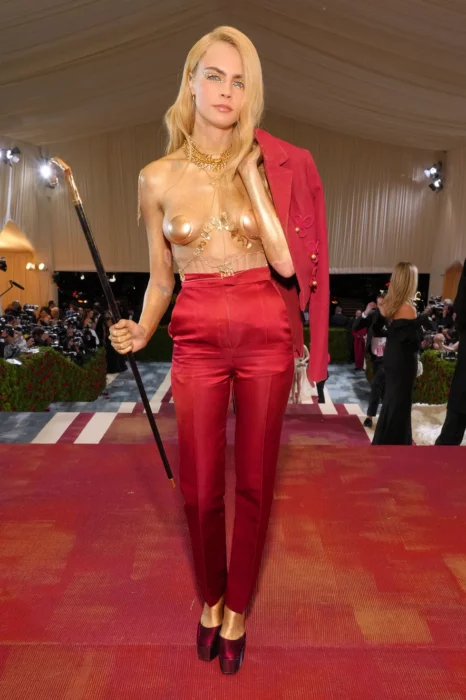 Cara Delevigne; Outfits that left us speechless at the MET Gala 2022