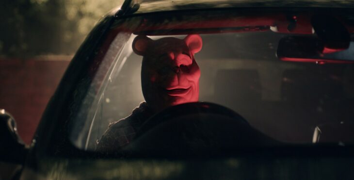 Escena de Winnie Pooh en su película de terror