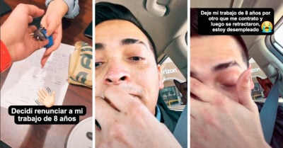 Renunció a su empleo de 8 años por otro trabajo y le retiraron la oferta