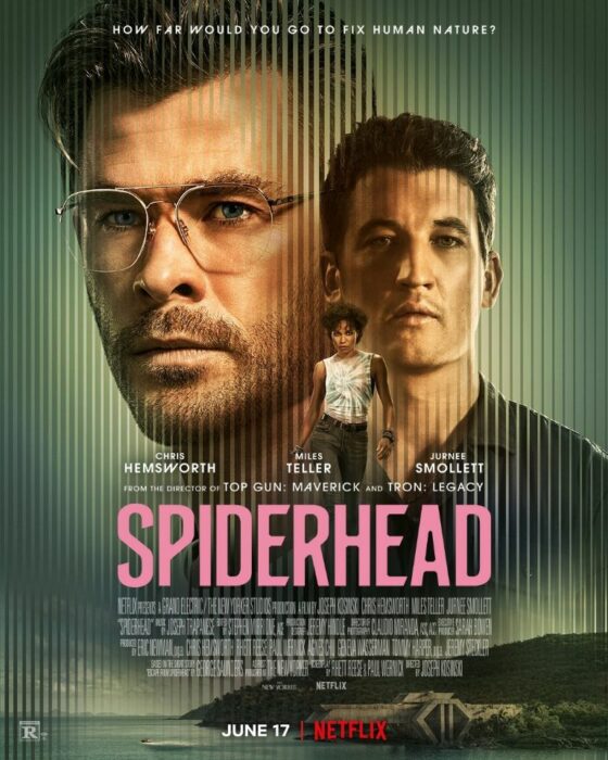 'Spiderhead', the new film by Chris Hemsworth, reveals its official trailer