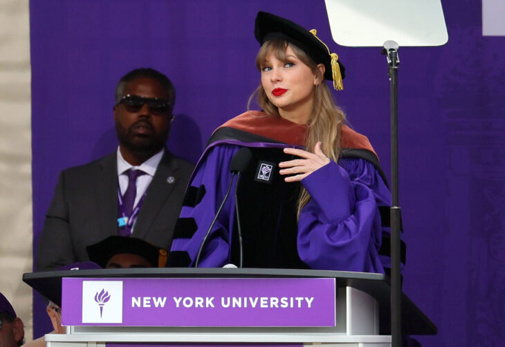 Taylor Swift received an honorary doctorate from NYU