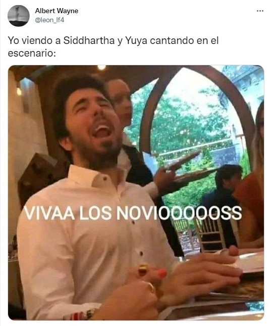 Tuit sobre Yuya y Siddhartha derrochan amor sobre el escenario e internet se derrite