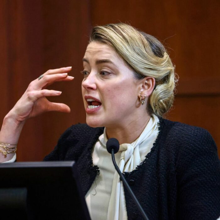 Amber Heard citando a Kate Moss durante el juicio