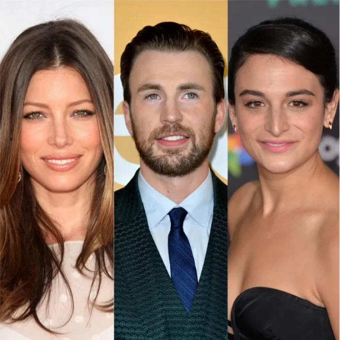 Jessica Biel/Chris Evans/Jenny Slate