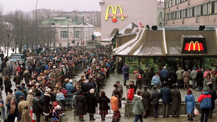 Primer McDonald's en Rusia