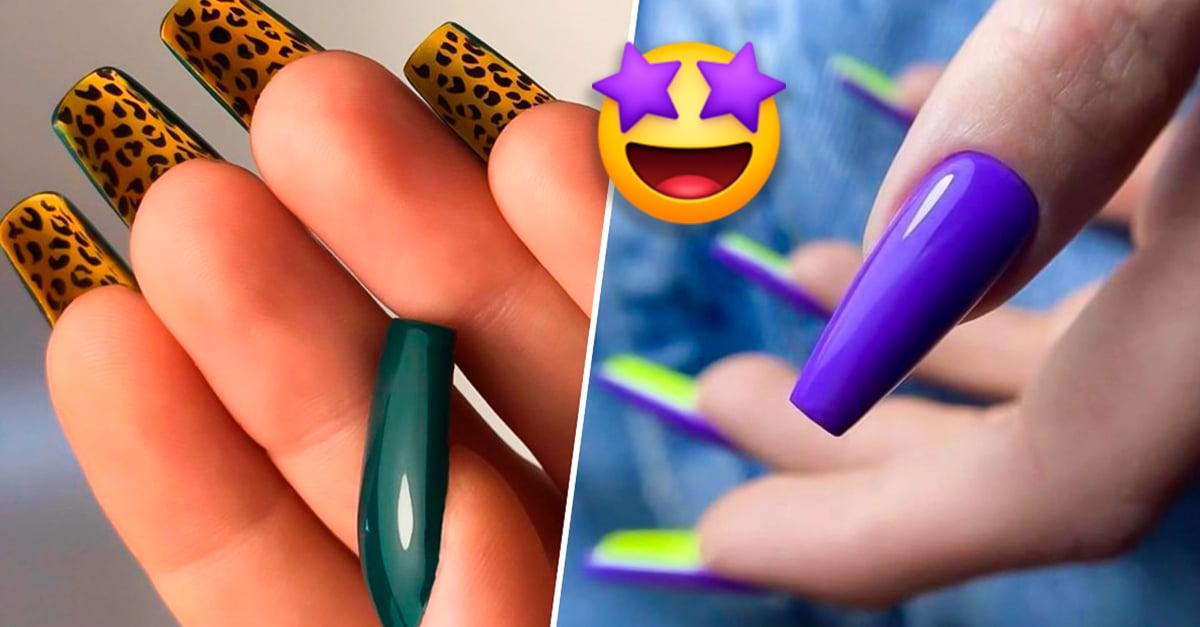 12 Beautiful ideas to wear a double view manicure
