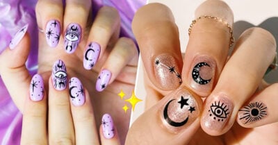 16 Enigmáticas y mágicas manicuras para abrir tu tercer ojo y alejar las malas vibras