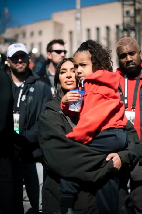 Kim Kardashian and her family at a gun control rally in Washington, DC