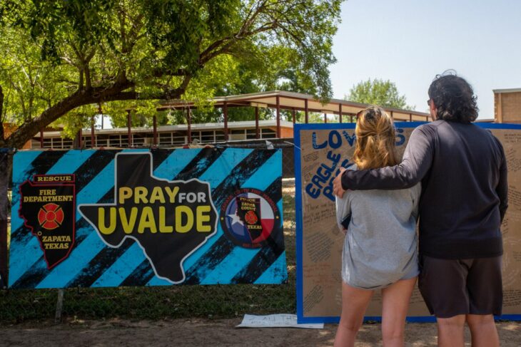 Memorial de la tragedia en Uvalde, Texas