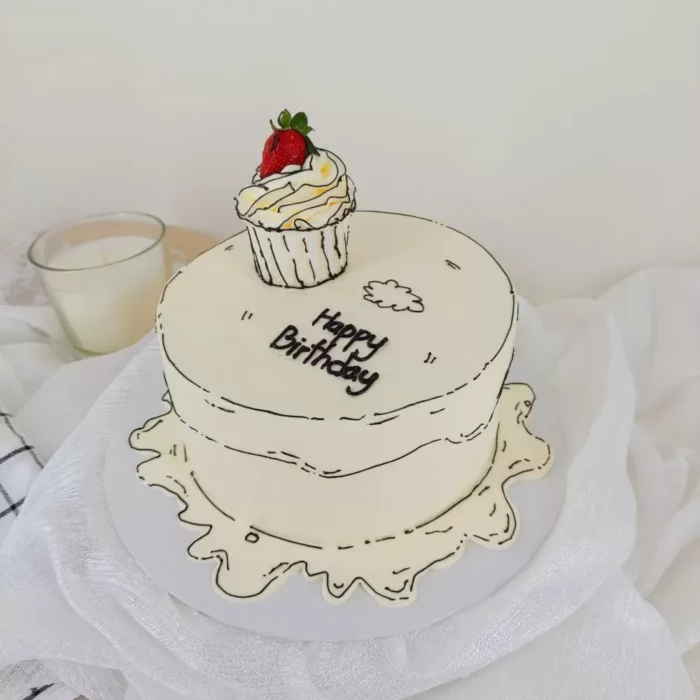 mini cupcake ;20 Pasteles estilo pop art que parecen salido de un cómic