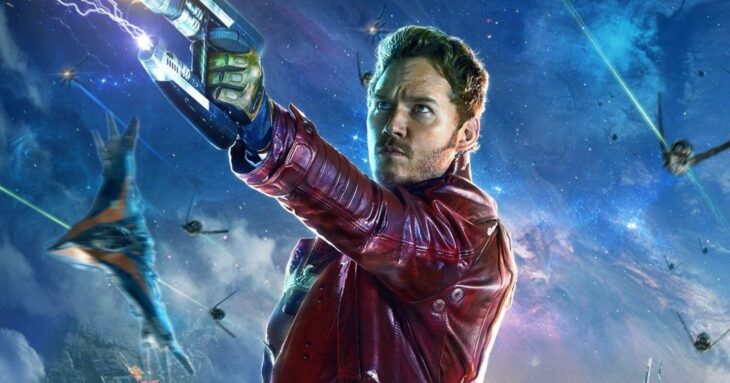 Chris Pratt en guardianes de la galaxia