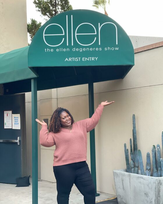 Brittany Starks en el programa de Ellen