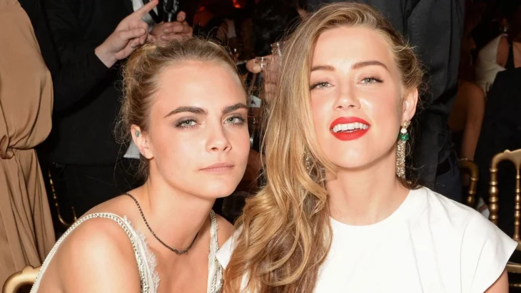 Amber Heard and Cara Delevingne