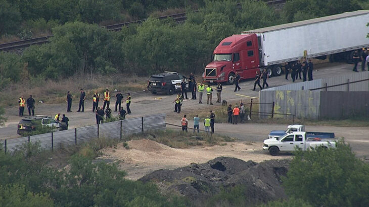 Migrants found in trailer