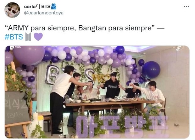 tuit sobre BTS anuncia una pausa para centrarse en sus carreras en solitario