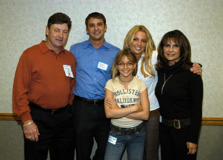 Britney Spears with her family 