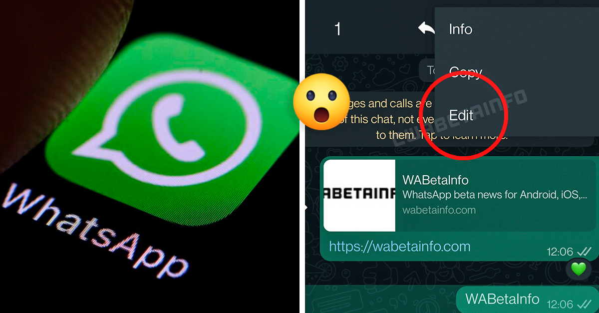 WhatsApp is already working on a new option to edit sent messages