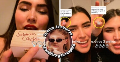 Chica enseña todos los anillos de compromiso que ha recibido de sus ex y se hace viral