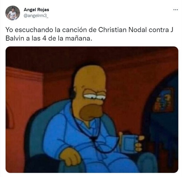 Tuit sobre Christian Nodal lanza canción contra J Balvin y Twitter se llena de memes