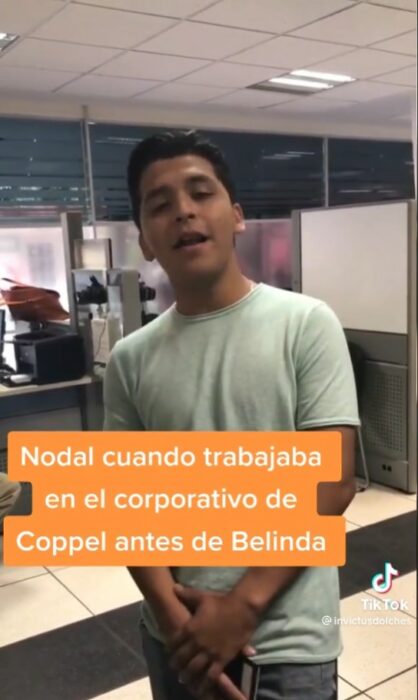 se filtra video de cuando Christian Nodal trabajaba en Coppel