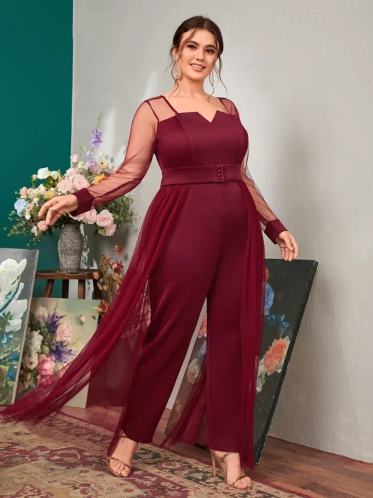 jumpuits color vino; 14 Jumpsuits para olvidarte del clásico vestido de graduación