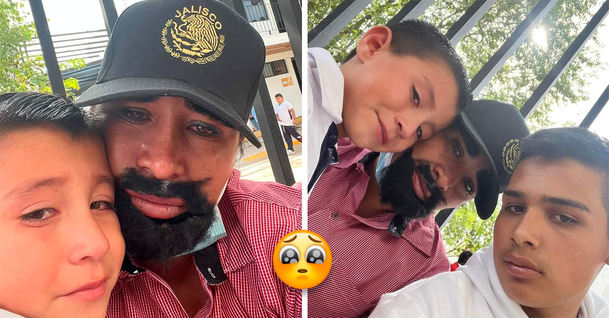 Mom dresses as a man so her children can celebrate Father’s Day