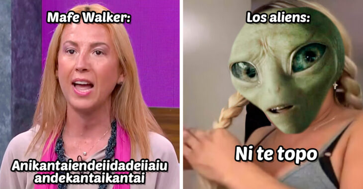 Los memes que nos trajo la mujer que habla idioma alienígena