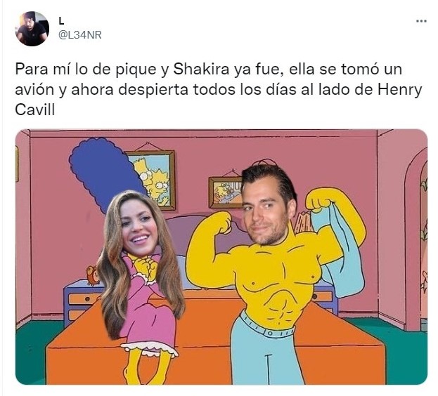 tuit sobre Piqué habría sido infiel a Shakira e internet ya 'shippeo' a la cantante con Henry Cavill