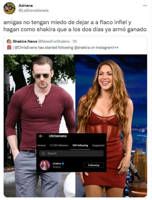 tuit sobre Piqué habría sido infiel a Shakira e internet ya 'shippeo' a la cantante con Henry Cavill