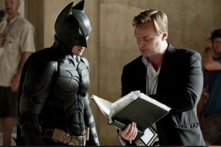 Bale y Nolan en Batman