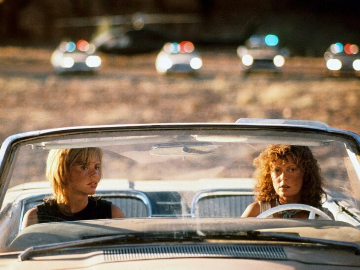 Thelma & Louise en el coche