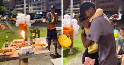 ¡Detallazo! Vecinos le organizan fiesta de cumpleaños a un chico en situación de calle