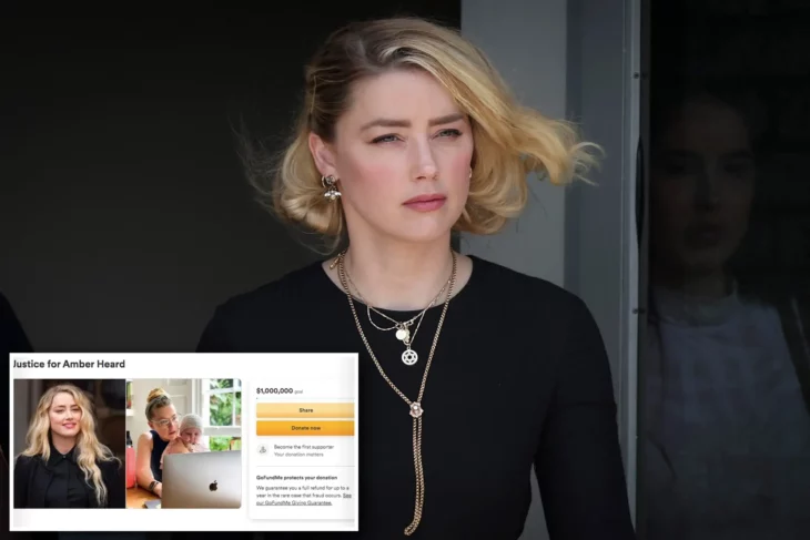 Campaña falsa de GoFundMe para Amber Heard