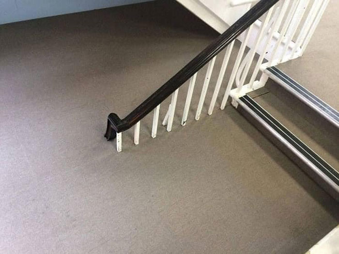 incomplete stairs