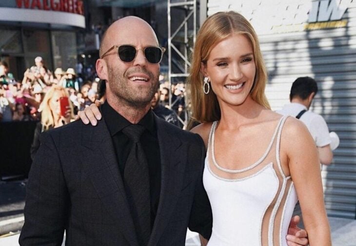 Rosie Huntington-Whiteley y Jason Statham