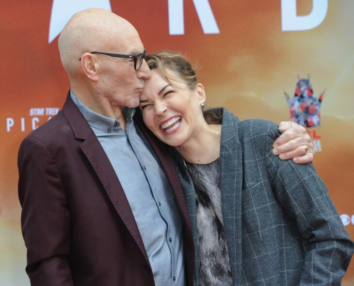 Patrick Stewart y Sunny Ozell