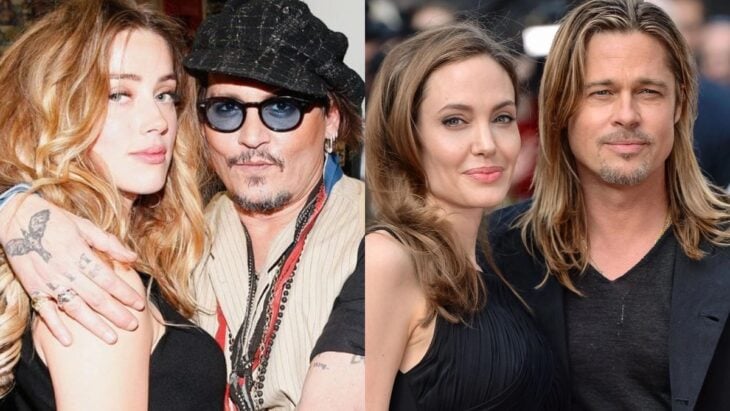 Johnny Depp y Amber Heard/Brad Pitt y Angelina Jolie