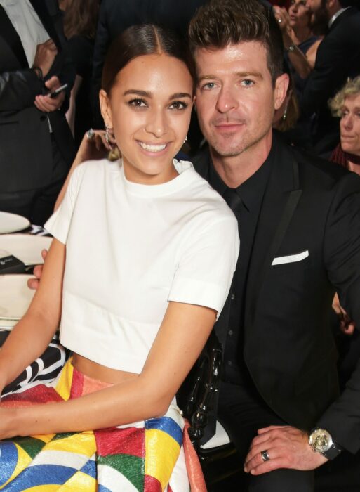 Robin Thicke y April Love Geary