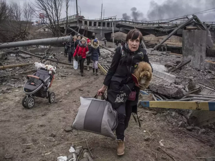 Desplazados ucranianos