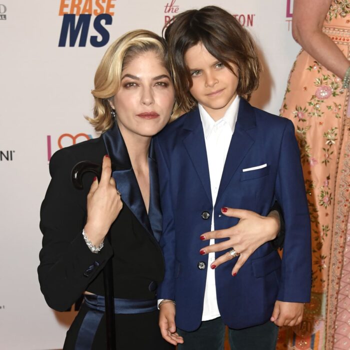 Selma Blair y su hijo Arthur Saint Bleick