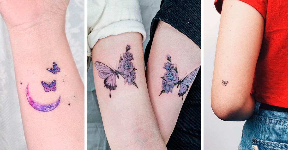 Diseños en tatuajes de mariposa que querrás llevar en tu piel