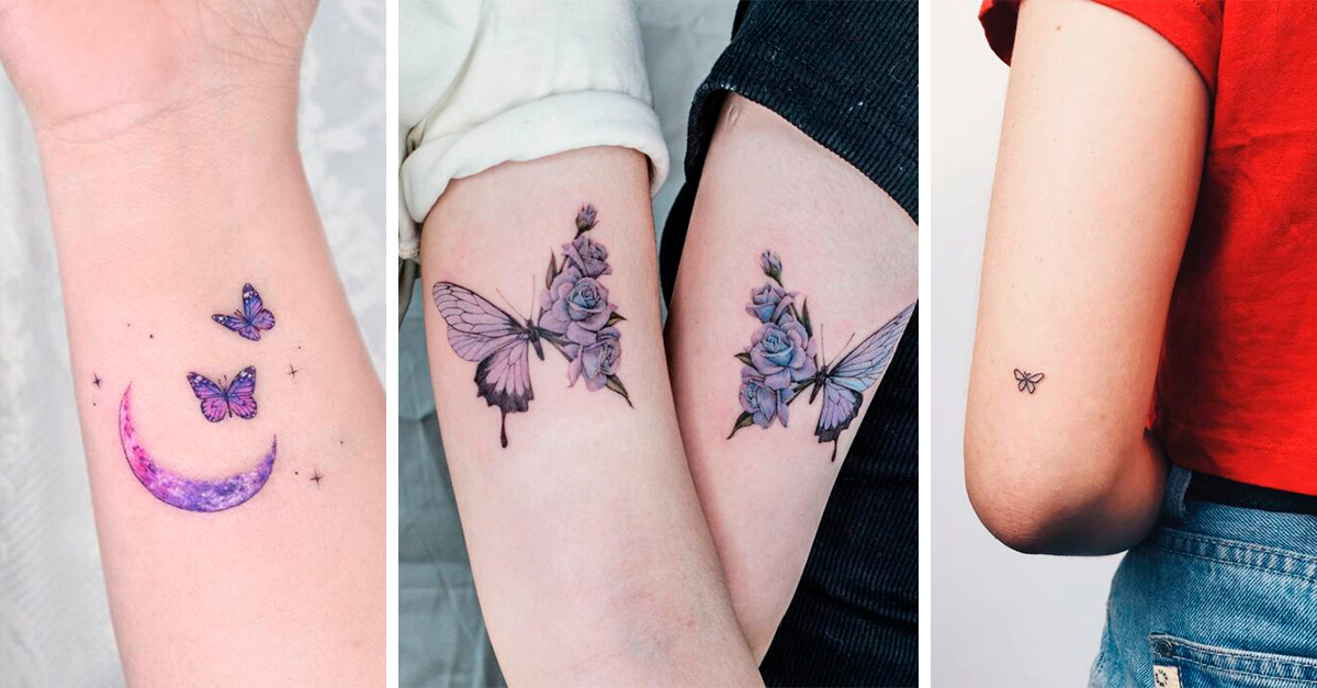 Diseños en tatuajes de mariposa que querrás llevar en tu piel