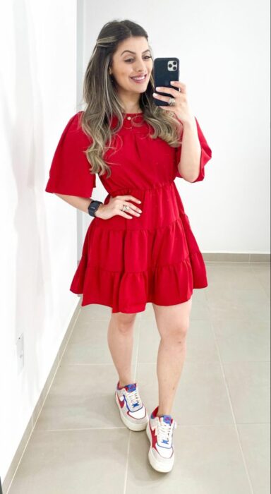 rojo 13 Vestidos para una tarde de café junto a tu cursh